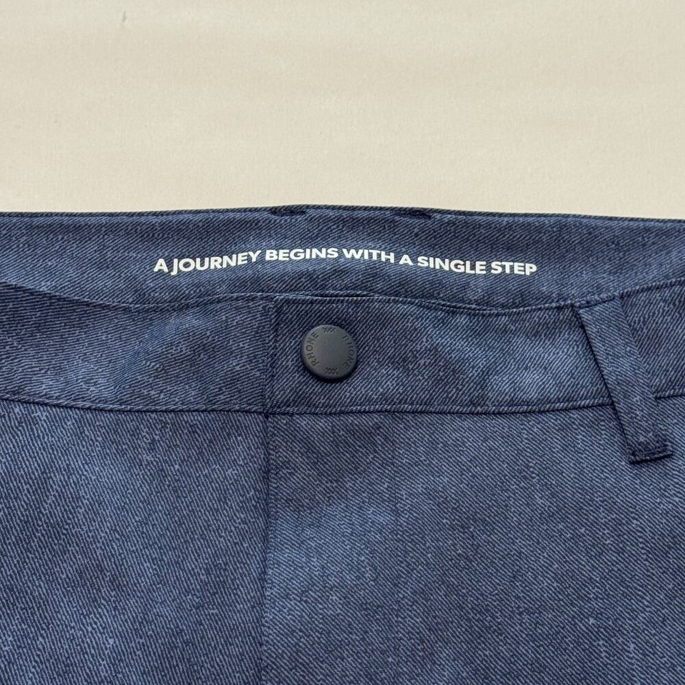 Rhone Pants Mens 33x31 Blue Commuter Classic Performance Golf Chino Trousers